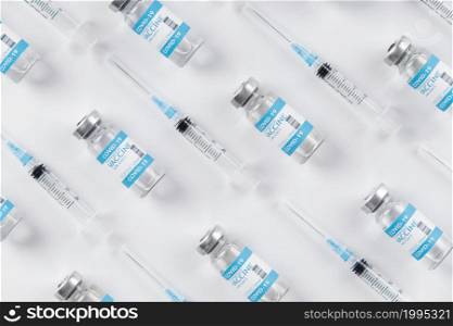 assortment coronavirus vaccine lab