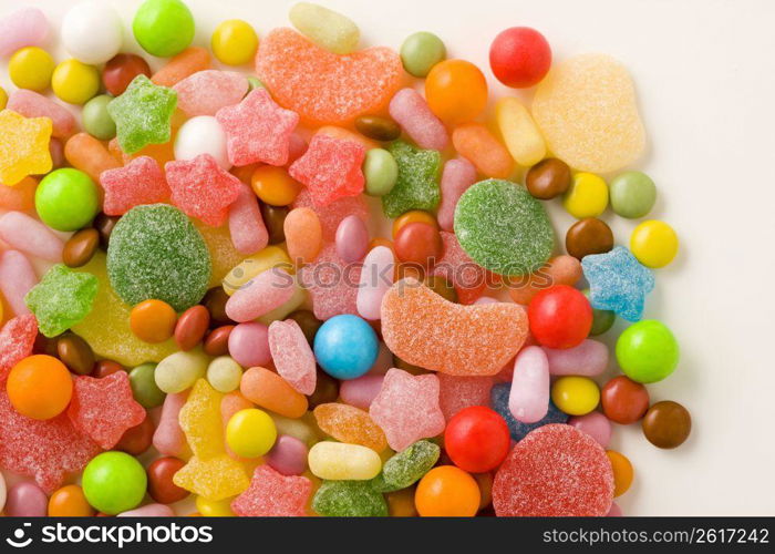 Assortment of colorful candy