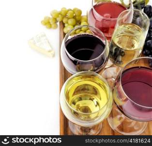 Assortment Of Wine Glasses ,Close Up