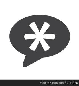 Asterisk Footnote sign icon