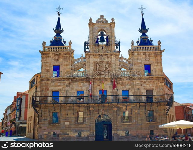 Astorga in Leon city town hall ayuntamiento