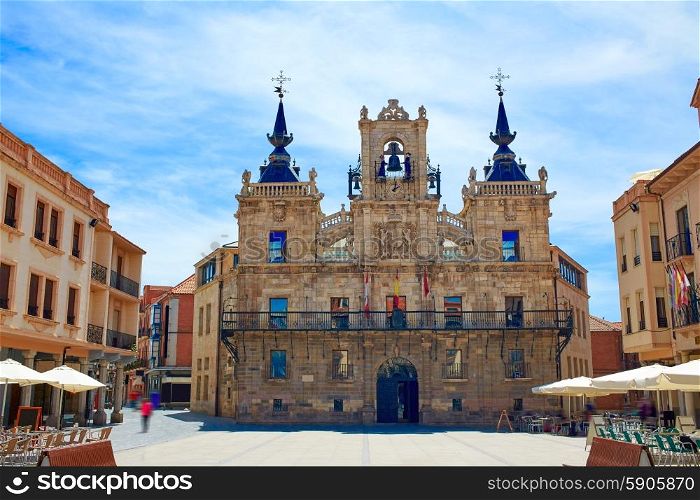 Astorga in Leon city town hall ayuntamiento by the way of saint james