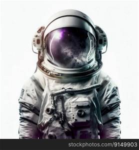 Astronaut in spacesuit isolated. Generative AI. High quality illustration. Astronaut in spacesuit isolated. Generative AI