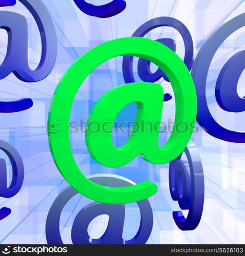 At Sign Meaning E-mail Symbol For Message