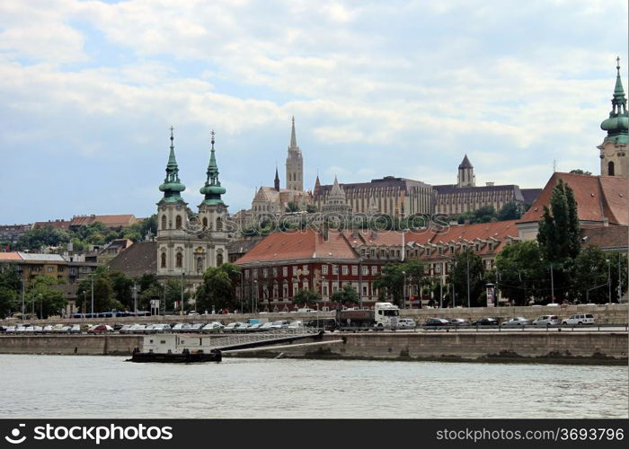 At the river Danube in Budapest, Hungary, Europe