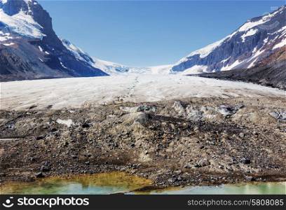 Athabasca Glacier in Jasper National Park, Canada