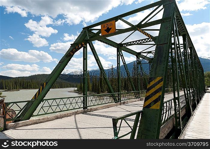 Athabasca River Bridge, Jasper National Park, Alberta, Canada