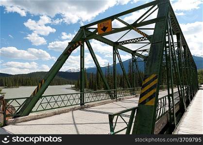 Athabasca River Bridge, Jasper National Park, Alberta, Canada