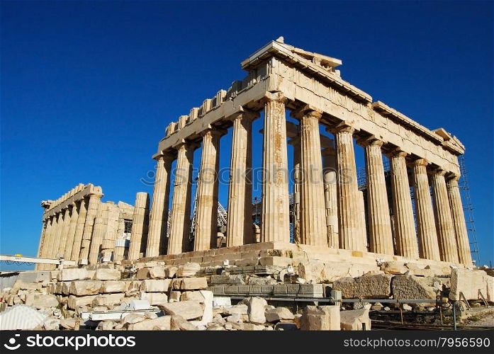 athens city greece Parthenon in Acropolis landmark architecture