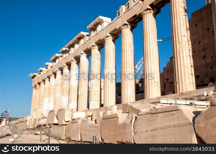 ATHENS, GREECE, The Temple of Olympian Zeus