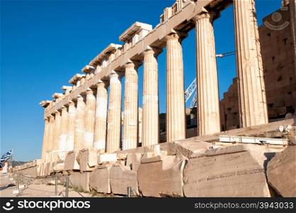 ATHENS, GREECE, The Temple of Olympian Zeus