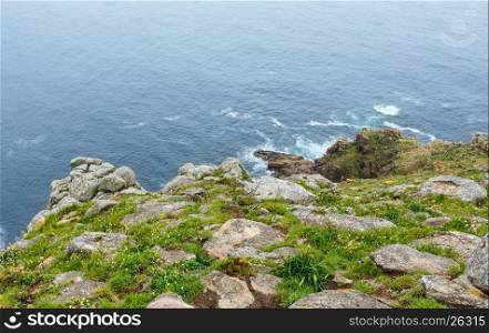 Atlantic sea view from Cape Fisterra (Galicia, Spain).