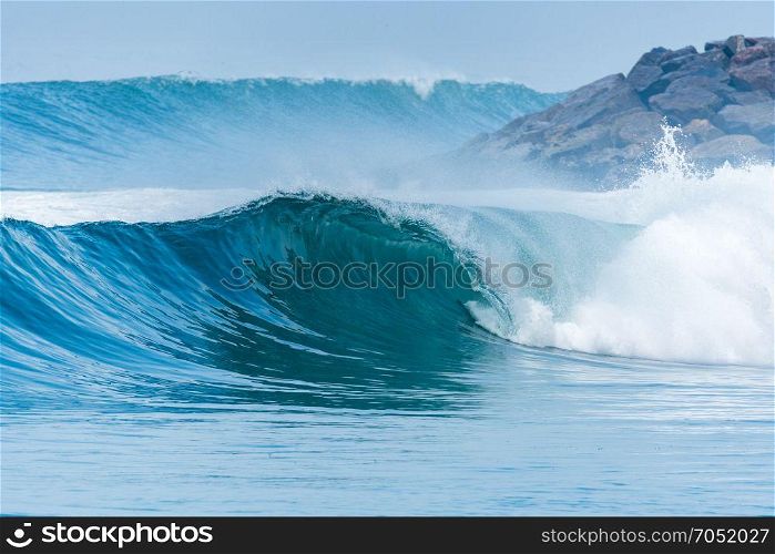 Atlantic waves at Furadouro - Ovar, Portugal.