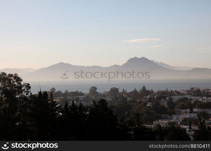 Atlas mountains in Tunisia