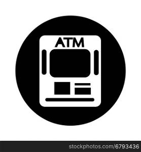 Atm card slot icon illustration design