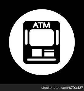 Atm card slot icon illustration design