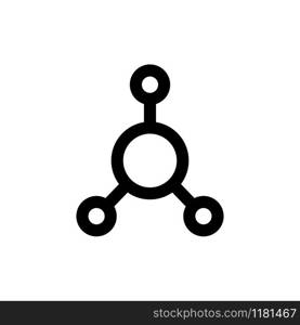 Atom icon trendy