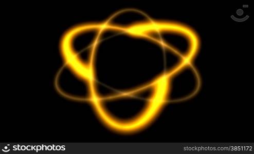 Atom trails,seamless loop