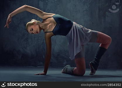 Attractive modern ballet dancer