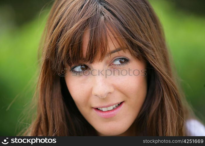 Attractive woman outdoors