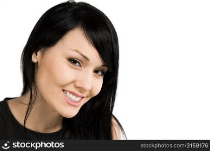 Attractive women smiling