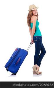 Attrative woman ready for summer vacation