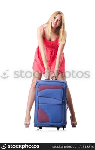Attrative woman ready for summer vacation