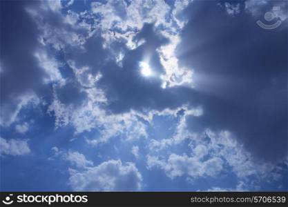 atural background with the sun sky and clouds