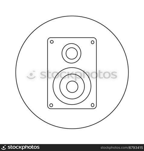 Audio speakers icon illustration design