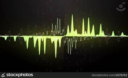 Audio specturm. Sound Wave