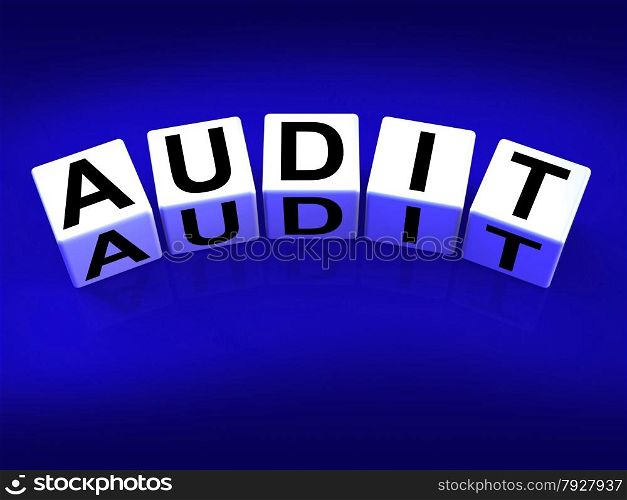 Audit Blocks Referring to Investigation Examination and Scrutiny