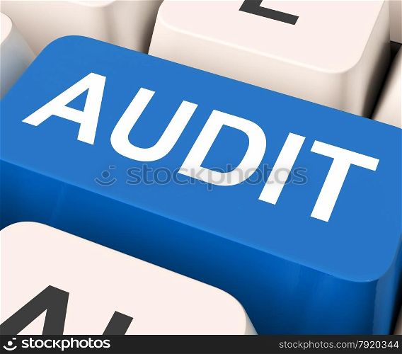 Audit Key Showing Auditor Validation Or Inspection&#xA;