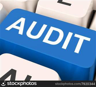 Audit Key Showing Auditor Validation Or Inspection&#xA;