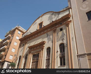 Auditorium in Cagliari. Municipal auditorium theatre (in former Santa Teresa church) in Cagliari, Italy