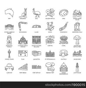 Australia Symbol , Thin Line and Pixel Perfect Icons