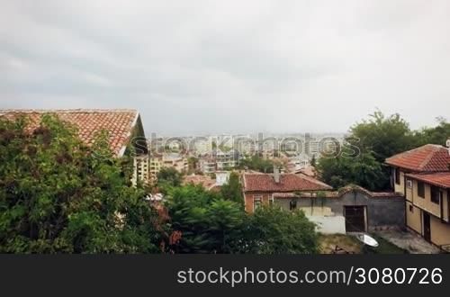 Authentic Old Houses in Plovdiv, Bulgaria. European Capital of Culture 2019