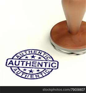 Authentic Stamp Showing Real Certified Product Not Fake. Authentic Stamp Showing Real Certified Product