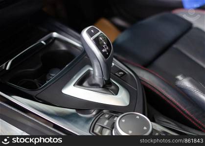 Auto gear, Detail of modern car interior