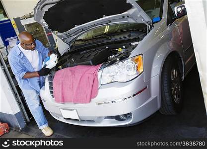 Auto Mechanic at Work