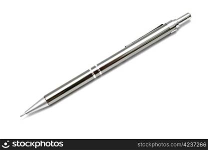 Automatic pencil isolated on white background