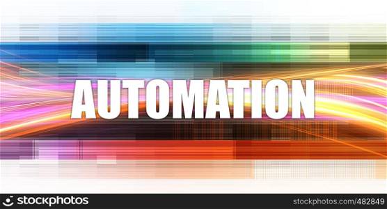 Automation Corporate Concept Exciting Presentation Slide Art. Automation Corporate Concept