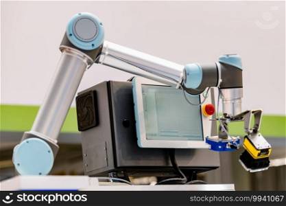 Automation robot arm machine with human cooperation