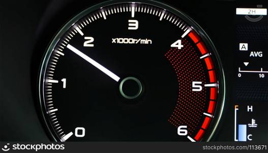 Automotive car engine speed, display, technology