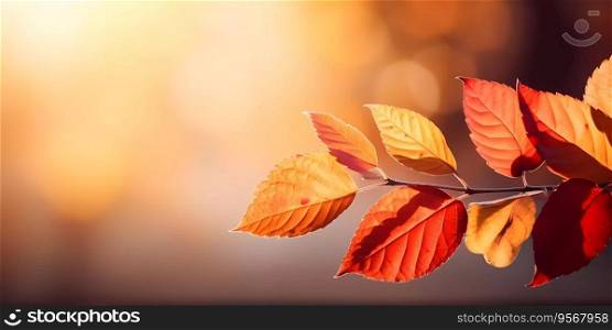 Autumn background with yellow and red leafs. Autumnal background, good for advertising or banners. Autumn background with yellow and red leafs. Autumnal background, good for advertising or banners.