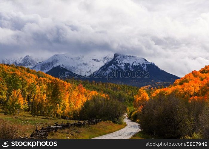 Autumn in Colorado mountains