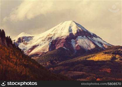 Autumn in Colorado mountains