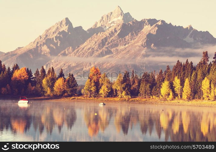 Autumn in Grand Teton National Park, Wyoming