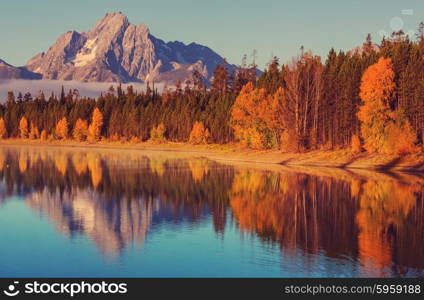 Autumn in Grand Teton National Park, Wyoming