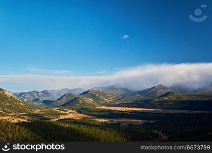 Autumn in Rocky Mountains, Colorado. Autumn in Rocky Mountain National Park. Colorado, USA.