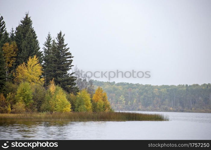 Autumn Northern Saskatchewan wilderness prestine rural scenic